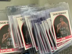 Lot of (20) 1989-90 NbA Hoops David Robinson RC Rookie Cards - Image 1
