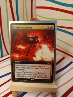 x1 Corpse Explosion - Foil - Extended Art R MTG Streets of New Capenna M/NM, Eng - Image 1