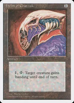 Helm of Chatzuk *PLAYSET* 4x MtG Fourth Edition 4ED SP/NM - Image 1