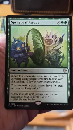 Springleaf Parade Commander: Lorwyn Eclipsed Regular - Image 1