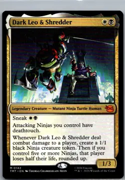 Teenage Mutant Ninja Turtles #142 Dark Leo & Shredder - Image 1
