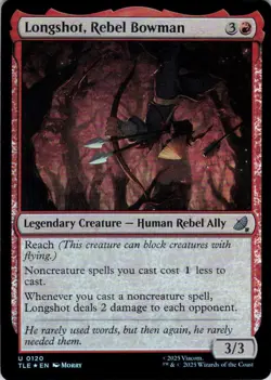 Longshot, Rebel Bowman - Foil - Avatar: Eternal Legal - 120 NM - Image 2