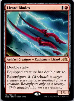 Lizard Blades R Kamigawa: Neon Dynasty 153 NM - Image 1