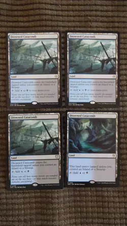 Magic: the Gathering / MtG Drowned Catacomb x4 Mixed Sets - Image 1