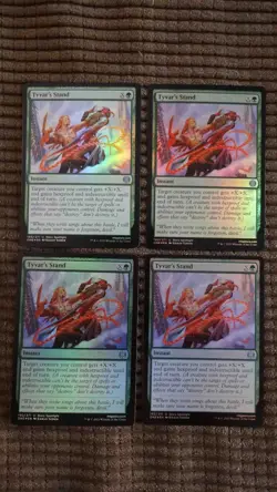 Magic: the Gathering / MtG Foil Tyvar's Stand x4 Phyrexia All Will Be One - Image 1