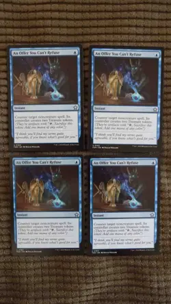 Magic: the Gathering / MtG An Offer You Can't Refuse x4 Foundations - Image 1