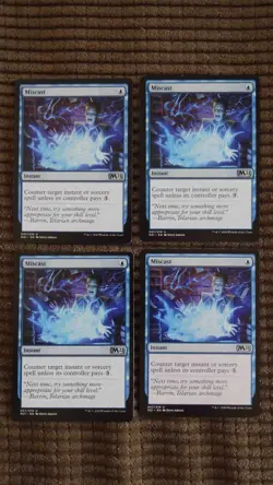 Magic: the Gathering / MtG Miscast x4 M21 - Image 1