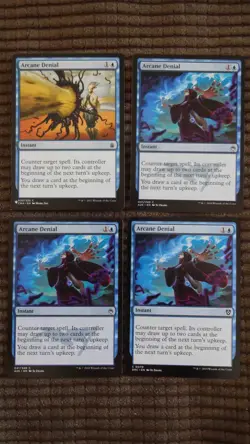 Magic: the Gathering / MtG Arcane Denial x4 Mixed Sets - Image 1