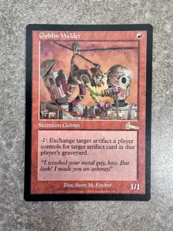 MTG Magic the Gathering - Urza's Legacy Goblin Welder - Never played NM - Image 1