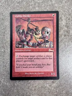 MTG Magic the Gathering - Urza's Legacy Goblin Welder - Never played NM - Image 1
