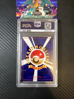 Pokemon Japanese Pocket Monsters Vending Series 1 #4 Charmander PSA 9 - Image 3