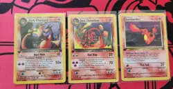 Pokemon TCG Team Rocket Lot - Dark Charizard, Dark Charmeleon, Charmander - Image 3