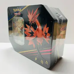 Pokemon Crown Zenith Tin Galarian Zapdos Sword & Shield Factory Sealed - Image 2