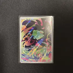 NEW!! Pokemon TCG Bulbasaur 133/132 Mega Evolution Illustration Rare NM - Image 1