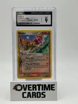 2006 Pokemon EX Crystal Guardians Kingler Delta Species 22/100 CGC 9 - Image 1