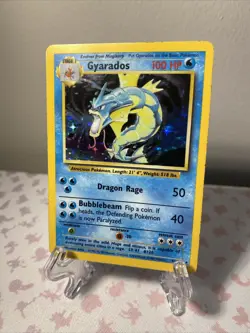 Pokemon Gyarados Base Set Unlimited Holo Rare 6/102 TCG - LP - Free Shipping - Image 3