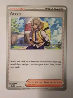 Arven 186/197 Sv03: Obsidian Flames Uncommon Deck Pokemon TCG - Image 2