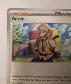 Arven 186/197 Sv03: Obsidian Flames Uncommon Deck Pokemon TCG - Image 4