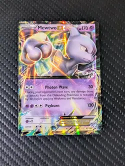 Pokemon Mewtwo EX XY183 Black Star Promo Holo NM - Image 1