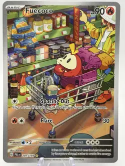 Pokemon TCG Fuecoco Scarlet & Violet Paldea Evolved 201/193 Illustration Rare NM - Image 1