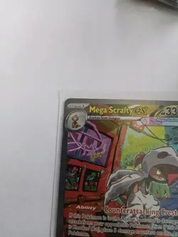 Pokemon TCG Mega Scrafty EX Rare Foil Alternative Art ASC 285/217 Stage 1 330 HP - Image 4