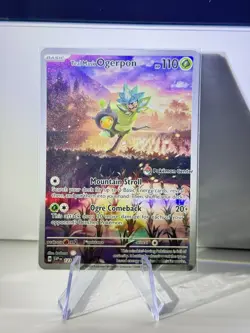 Teal Mask Ogerpon 123 Pokemon Center Twilight Masquerade ETB Promo ENG NM - Image 1
