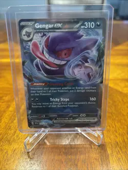 Pokemon TCG Gengar EX Temporal Forces Ultra Rare Card 104/162 Near Mint - Image 1