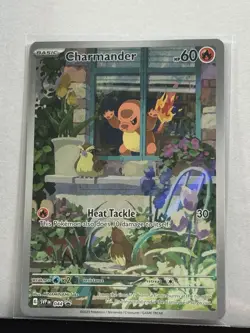 Pokemon TCG Charmander 044 SVP: Scarlet & Violet Promo Holo 60HP Heat Tackle - Image 1