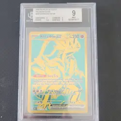 Pokemon Koraidon ex 245/091 SV: Paldean Fates HR Holo Beckett 9 Full Art - Image 1