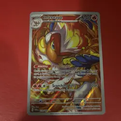Pokemon TCG Infernape 173/167 Twilight Masquerade Holo Near Mint - Image 1