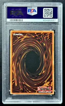 2002 Yugioh BLUE-EYES WHITE DRAGON LOB-001 LDD-S001 Spanish 1st Edition PSA 8 - Image 2