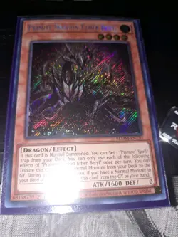YUGIOH! Primite Dragon Ether Beryl BLMM-EN130 1st Ed NM Secret Rare - Image 1