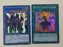 Lord of the Red Ritual Set Red Eyes Transmigration 1st Edition NM Free Holo - A - Image 1