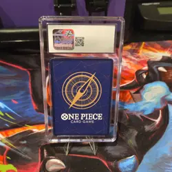 Sengoku SP Ver. Foil Rare OP07-046 The Azure Sea's Seven CGC 10 One Piece CCG - Image 2
