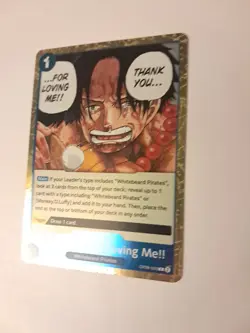 Thank You...for Loving Me!! Rare (R) OP08-053 Two Legends English Foil - Image 2