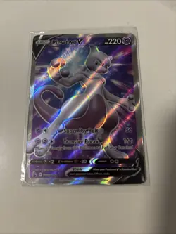 Pokemon TCG Mewtwo V Sword & Shield SWSH229 Holo Promo Promo - Image 1