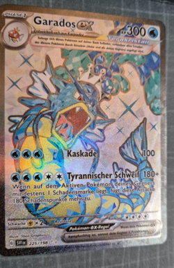 Pokemon Karte - Garados EX 225/198 - Karmesin und Purpur - Full Art - Deutsch - Image 3