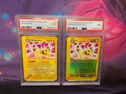 Ampharos Expedition Non-Holo Reverse Sequential PSA 9 Set #34 #2 Pokemon - Image 1
