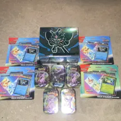 Pokemon Prismatic Tech Sticker Collection X4 Prismatic tins X4 Twilight masquera - Image 1
