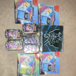 Pokemon Prismatic Tech Sticker Collection X4 Prismatic tins X4 Twilight masquera - Image 2