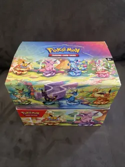 PRISMATIC EVOLUTIONS SEALED MINI TINS - OPEN DISPLAY COMPLETE SET OF 8 - Image 1