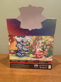 Pokemon TCG Prismatic Evolutions Full Set of 8 Sealed Mini Tins With Display - Image 3