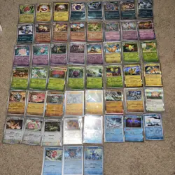 Pokemon 151 50 Card Holo Commons Lot All NM Condition W/ Sleeves - Image 1