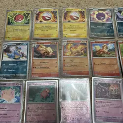 Pokemon 151 50 Card Holo Commons Lot All NM Condition W/ Sleeves - Image 2