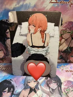 Matte Beautiful Waifu Handmade Card Goddess Story CCG Anime Double Sided - Image 1