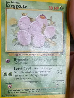 POKEMON EXEGGCUTE 75/110 COMMON LEGENDARY COLLECTION DM CARD - Image 3