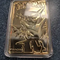 Pokemon #25 Pikachu 23k Gold Plated Card COA /Poke Ball 1999 Burger King *read* - Image 3