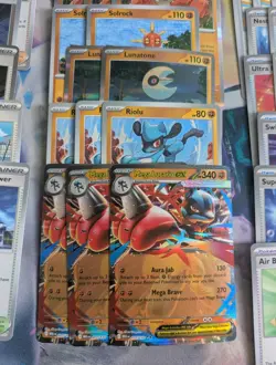 Mega lucario ex - competitive 60 Pokemon Fighting Card Deck - sleeves Included - Image 2