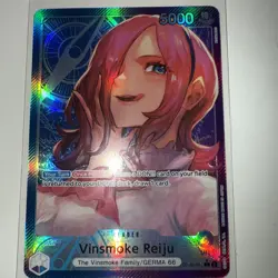 Vinsmoke Reiju OP06-042 Alt Art leader One Piece TCG English NM- Super Rare Card - Image 3