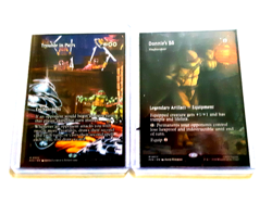 mtg tmnt trouble in pairs and donnie's bo borderless cards n/m never played. - Image 1